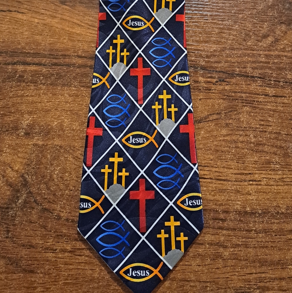 Steven Harris hand made Jesus tie
